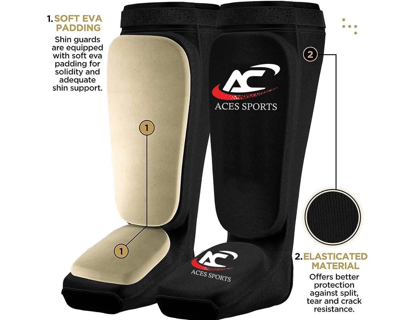 Shin Instep Guards Kickboxing, MMA Shin Protector, MMA Leg and Feet Protection